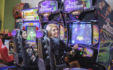 Jeux d'arcade à Prague pour un EVG