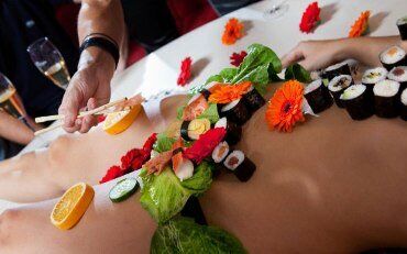 Sushi Body Buffet pour EVG à Prague